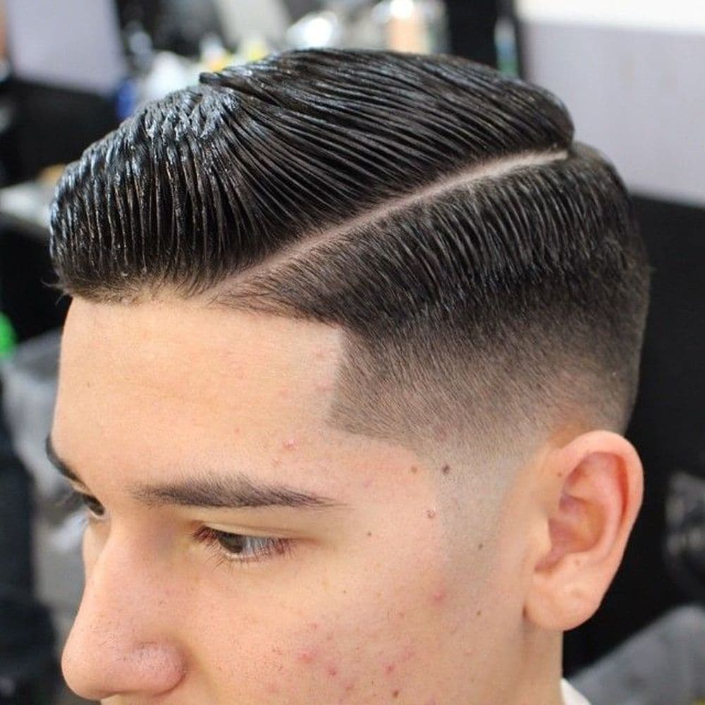 Corte Side Part, referencia 2