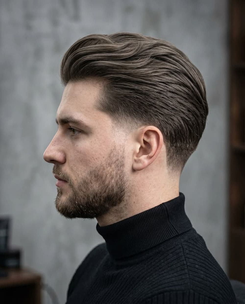 Corte Slick Back, referencia 2
