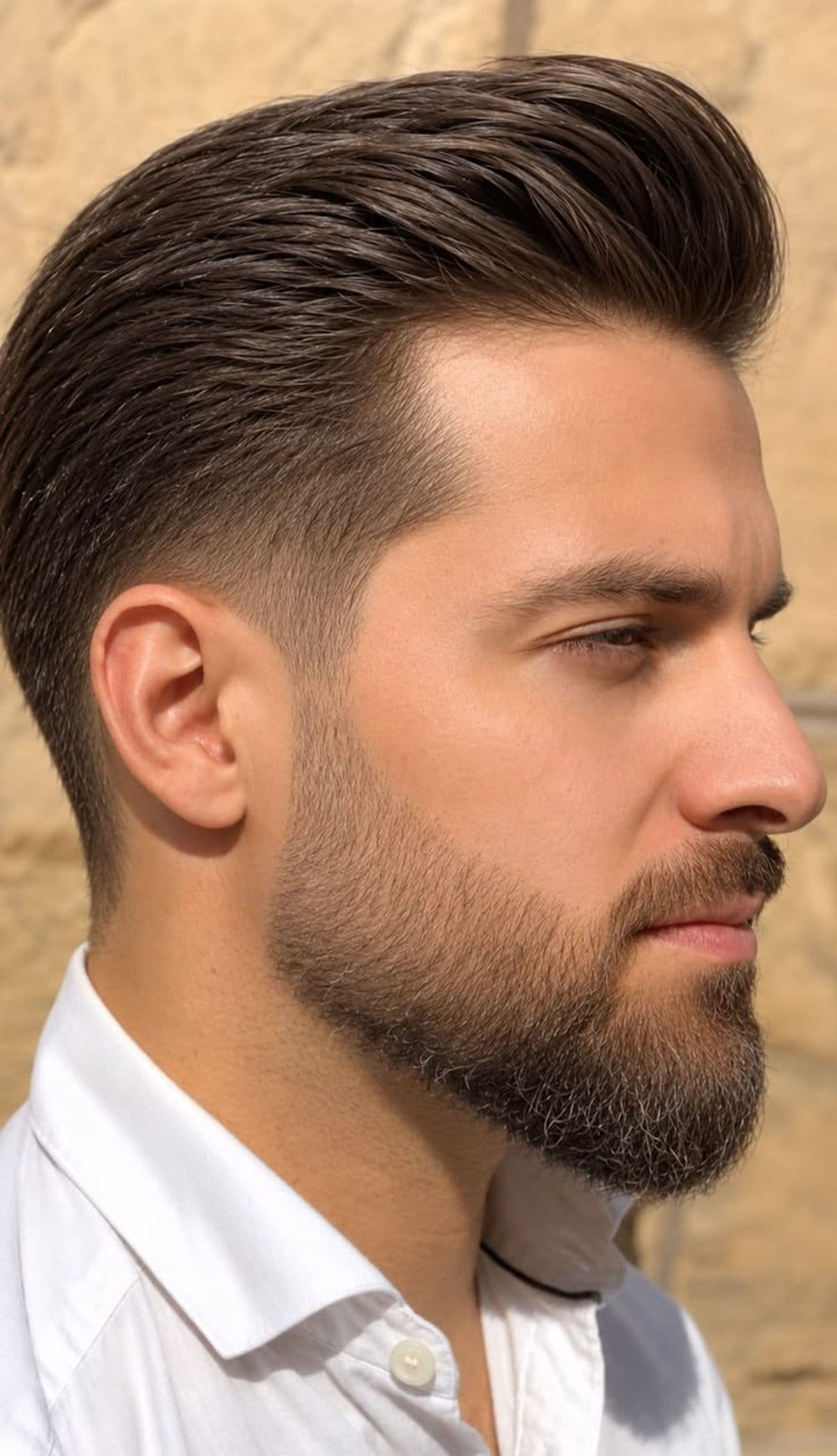 Corte Slick Back, referencia 3