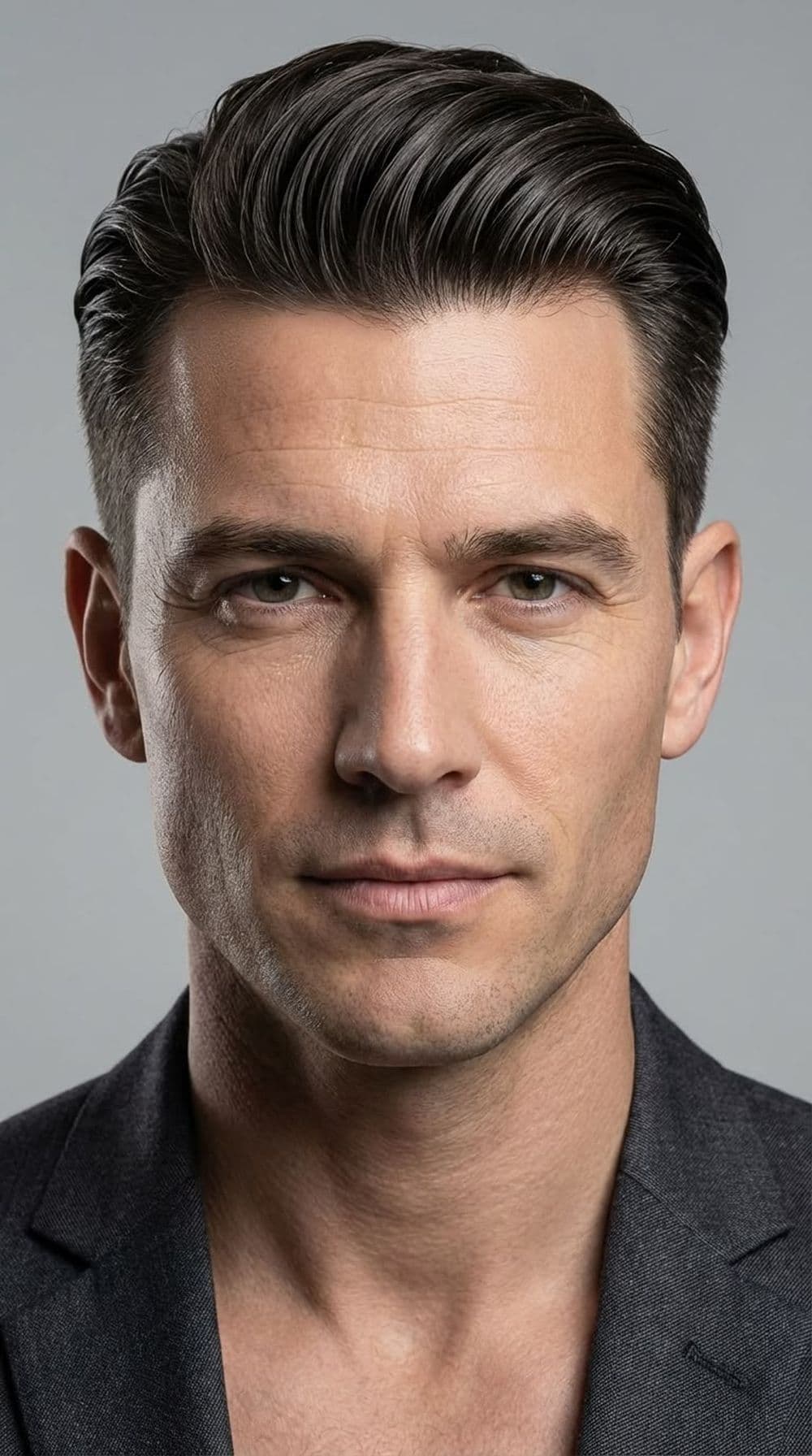 Corte Slick Back, referencia 9