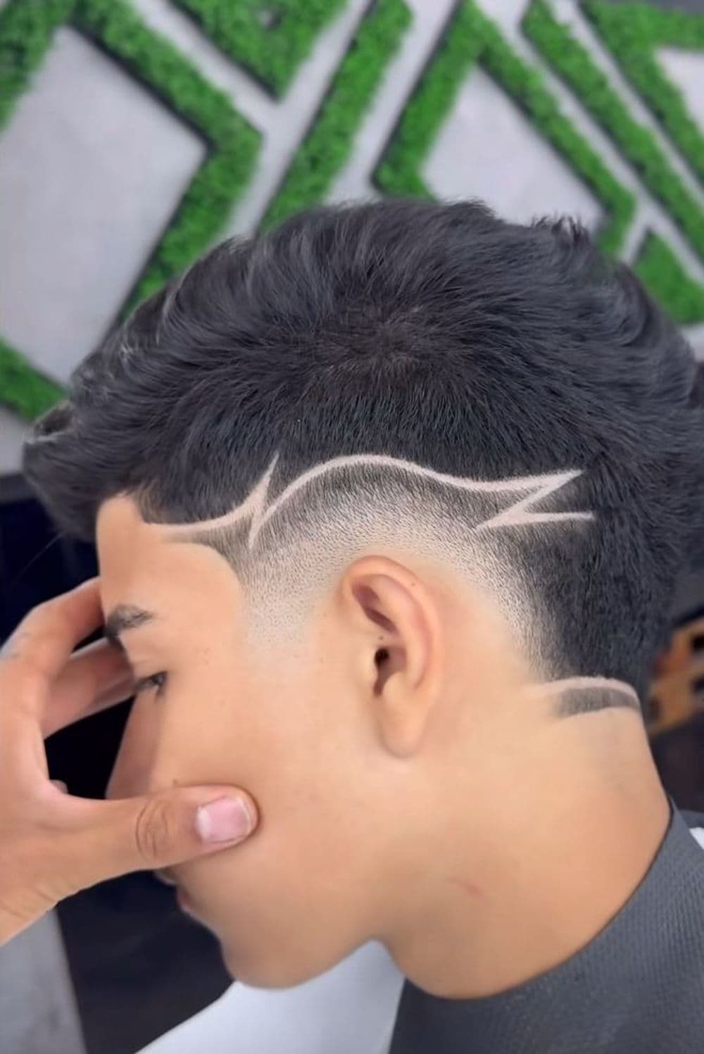 Corte Diseños realizado en WStudio Barbería