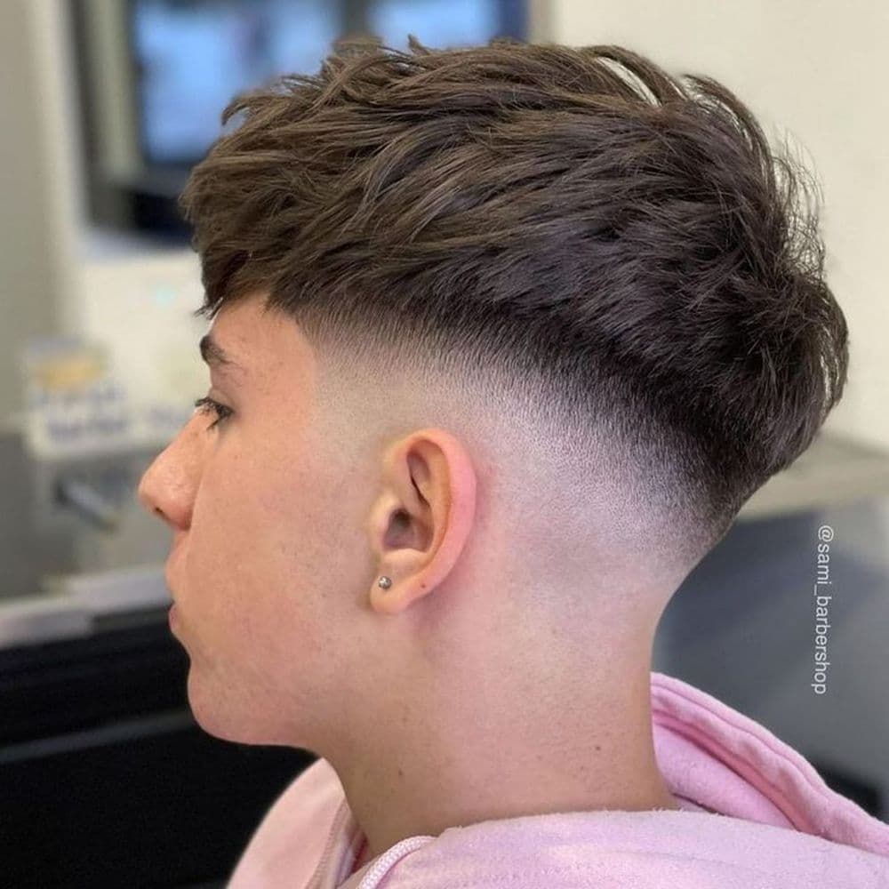Corte Mid Fade realizado en WStudio Barbería