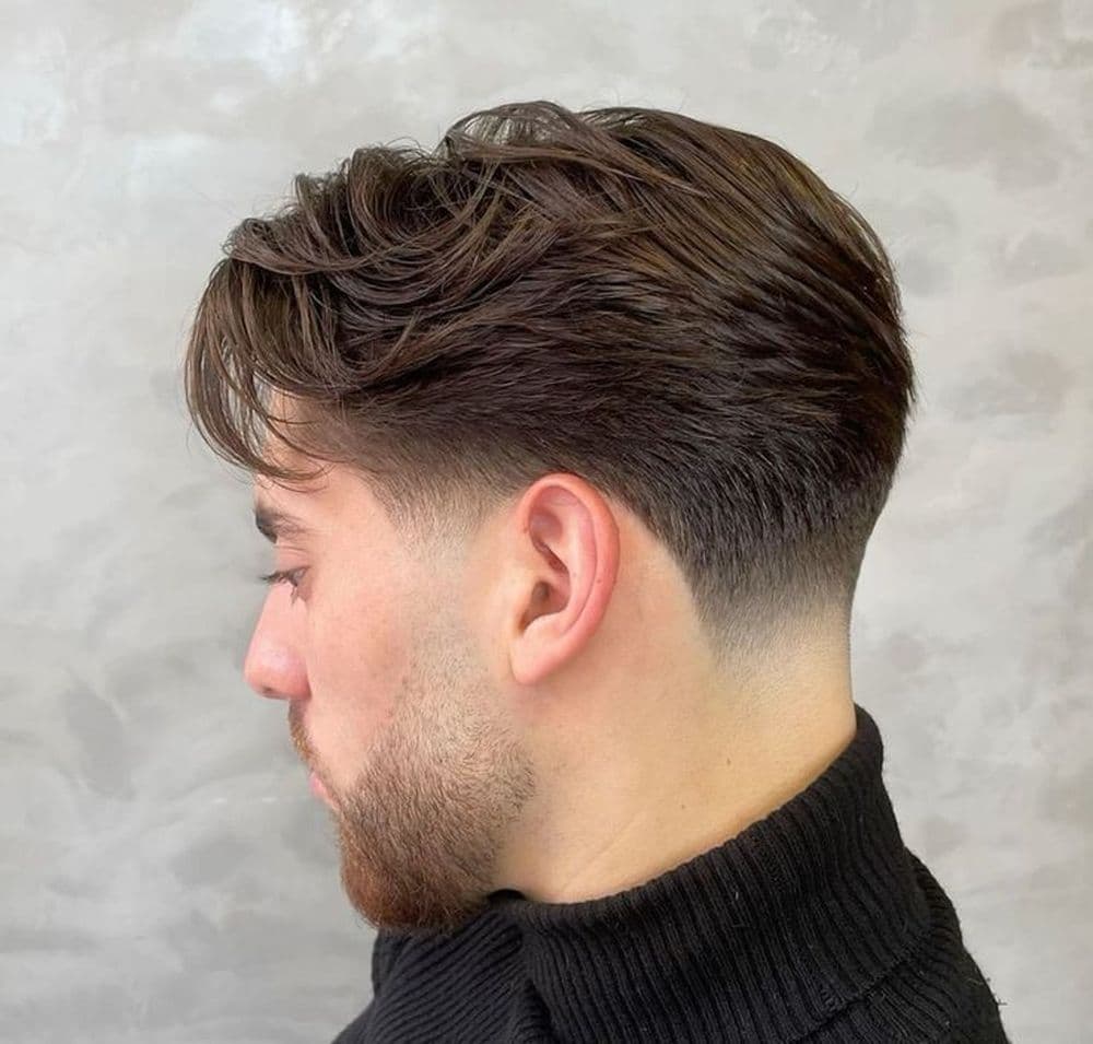 Corte Low Taper realizado en WStudio Barbería