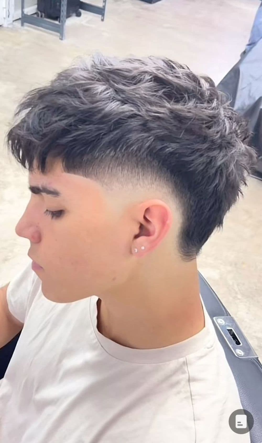 Corte Burst Fade realizado en WStudio Barbería